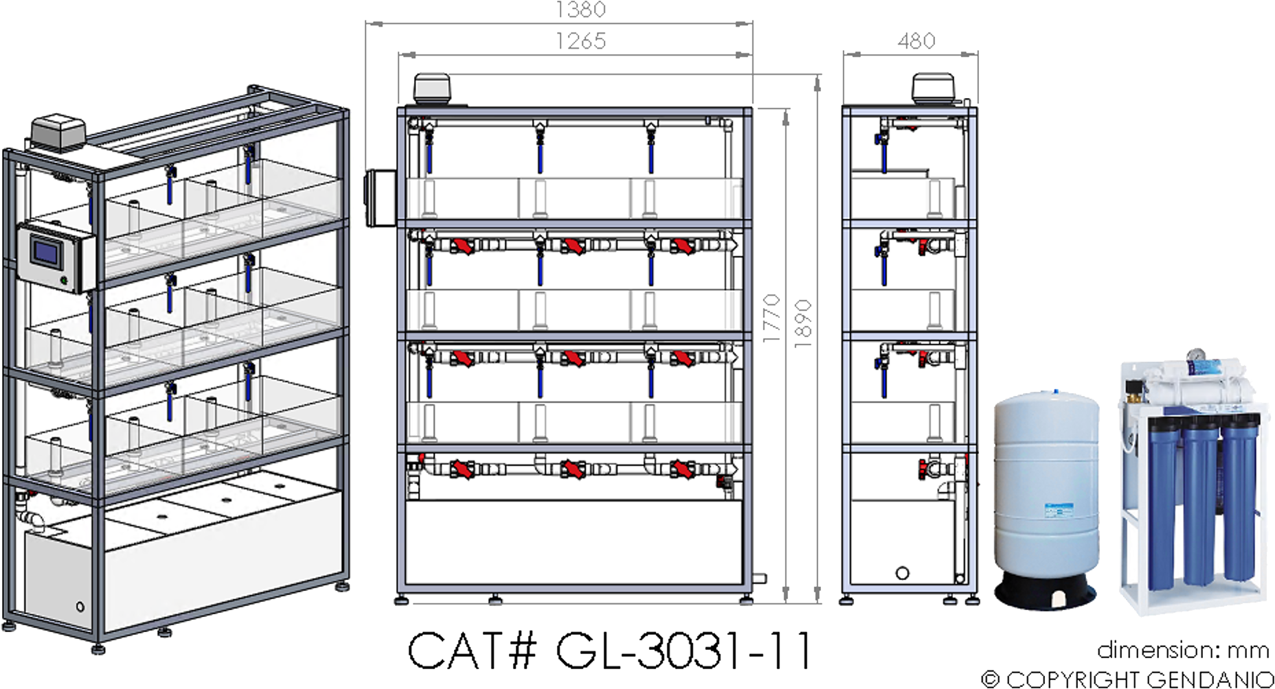 Glass Tank System-3031-11