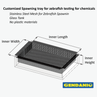 Cstomized Spawning tray for zebrafish testing for chemicals11